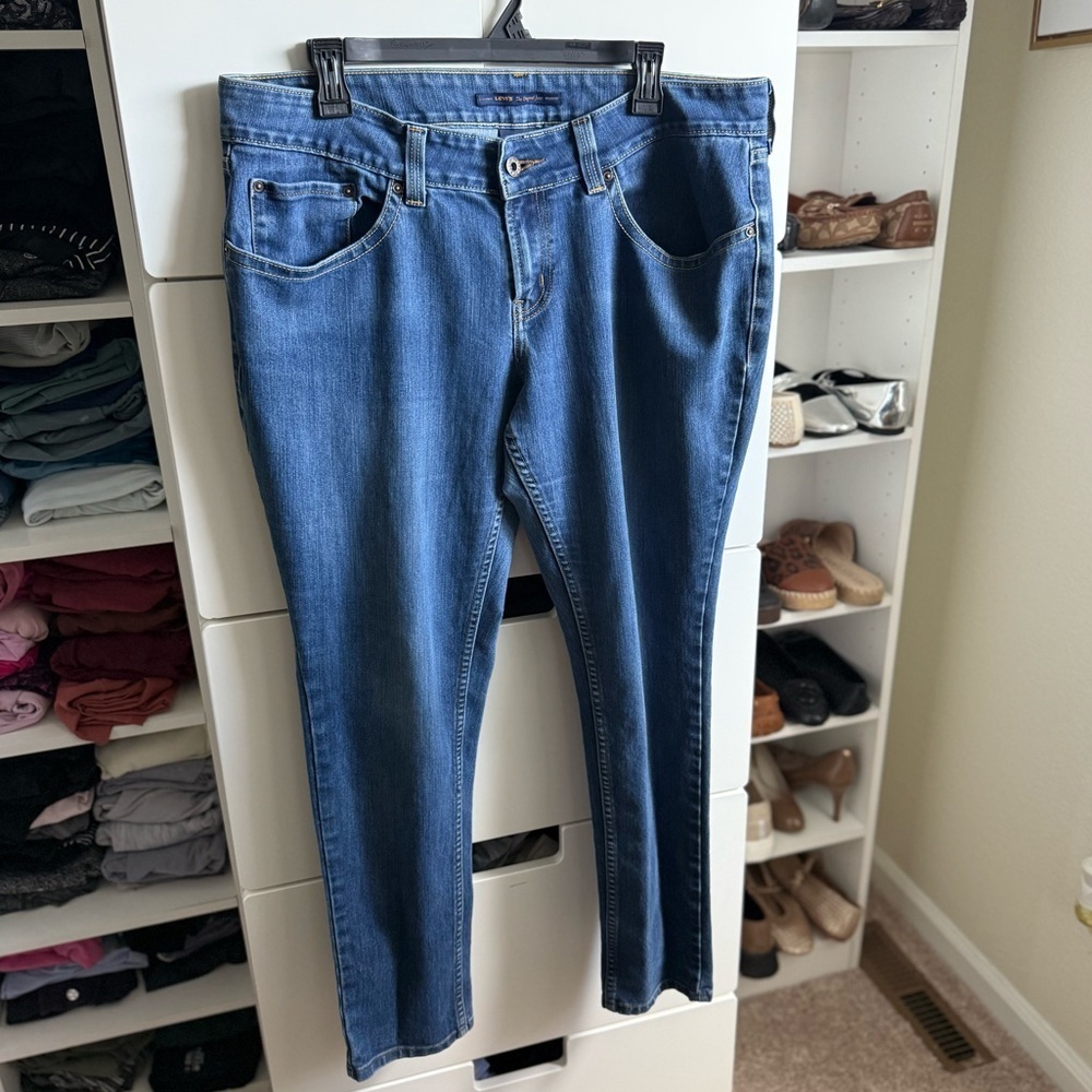 Levi’s The Original Jean Blue Denim Skinny Low Rise Jeans Women’s Plus Size 18